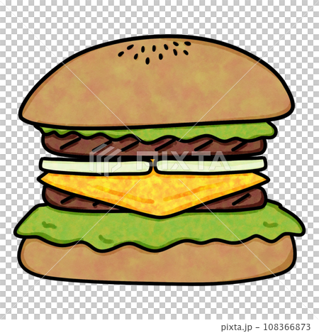 Hamburger drawing 108366873