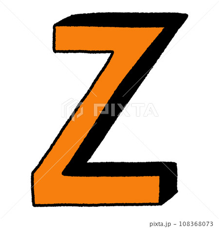 (Uppercase) Z font (Uppercase) Z font 108368073