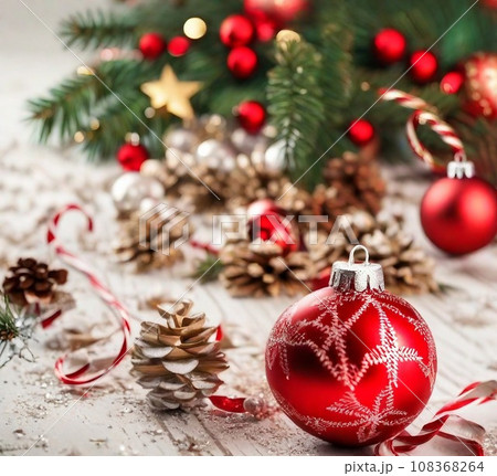 Christmas Decoration Background  108368264