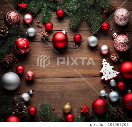 Christmas Decoration Background Christmas Decoration Background 108368268