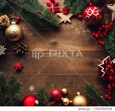 Christmas Decoration Background  108368269
