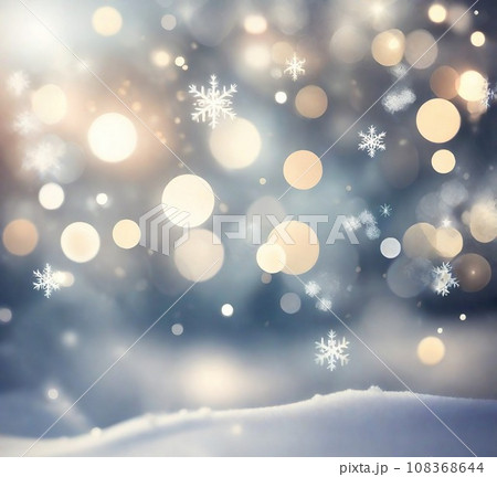 Christmas Bokeh Winter Background Christmas Bokeh Winter Background 108368644
