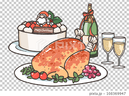 Christmas dinner 108369947