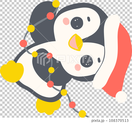 Christmas Penguin cartoon Winter Animal kawaii hand drawing Christmas Penguin cartoon Winter Animal kawaii hand drawing 108370513