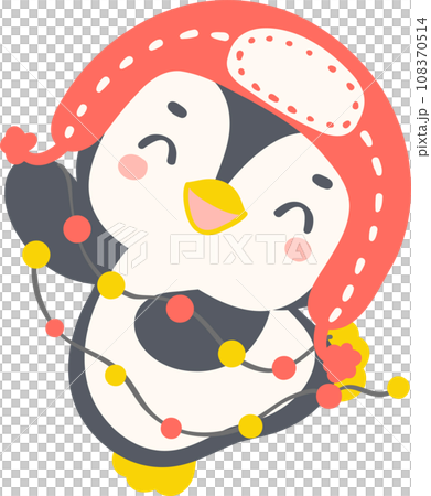 Christmas Penguin cartoon Winter Animal kawaii hand drawing Christmas Penguin cartoon Winter Animal kawaii hand drawing 108370514
