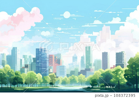 都会の風景 都会の風景 108372395