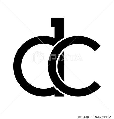 DC letter logo DC letter logo 108374412