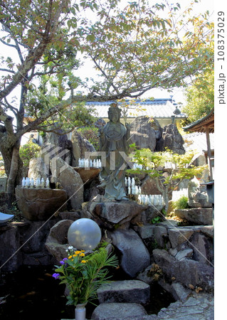 四国霊場第3番札所「金泉寺」境内の像 108375029