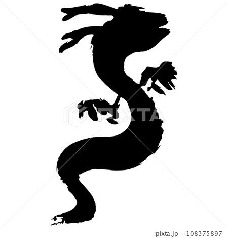 龍・ドラゴンのイラスト素材 ベクター 龍・ドラゴンのイラスト素材 ベクター 108375897