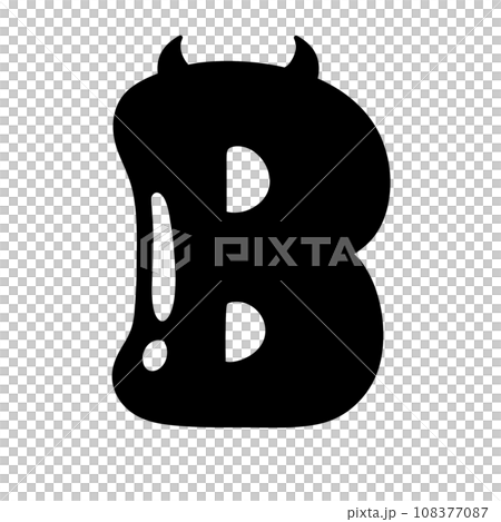 letters devil horn Devil font demon evil typeface alphabet horror typography  monster groovy retro halloween 108377087