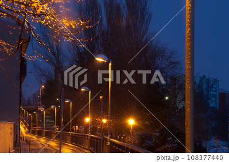 Cityscape at dawn. Cityscape at dawn. 108377440