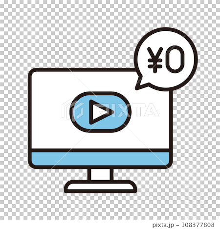 再生 無料 アイコン 再生 無料 アイコン 108377808