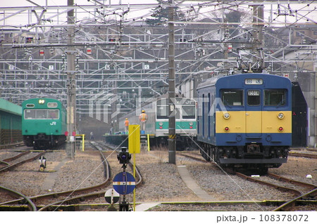 常磐線:松戸電車区にて(2006年) 常磐線:松戸電車区にて(2006年) 108378072