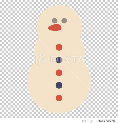 simple and cute snowman simple and cute snowman 108378570