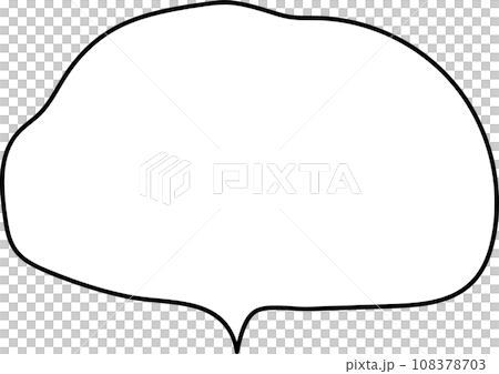 speech bubble illustration black 108378703