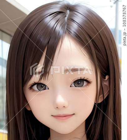 かわいい女性のAI画像 108378767