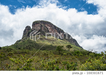 Hiking trail to Aguas Claras waterfall in Vale do Capao, Chapada Diamantina, Palmeiras, Bahia, Brazil Hiking trail to Aguas Claras waterfall in Vale do Capao, Chapada Diamantina, Palmeiras, Bahia, Brazil 108381671