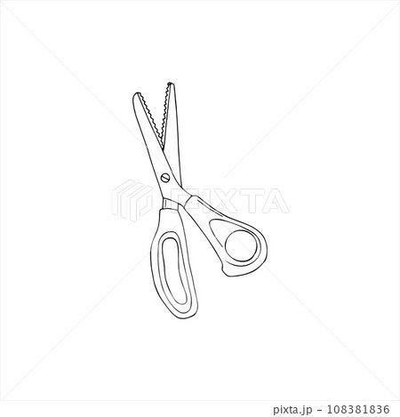Tailors scissors ZIGZAG 108381836