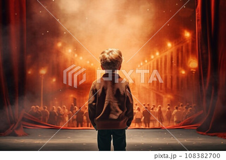 Actor child boy theater. People audition. Generate Ai Actor child boy theater. People audition. Generate Ai 108382700