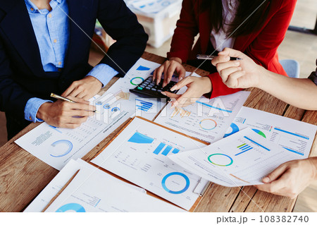 startup Asian business advisor meeting to analyze and discuss the situation on the financial report in the meeting room.Investment Consultant, startup Asian business advisor meeting to analyze and discuss the situation on the financial report in the meeting room.Investment Consultant, 108382740