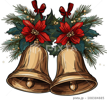 Festive Holiday Bells 108384885
