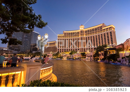 【ラスベカスの風景】ホテル「ベラージオ」 108385923
