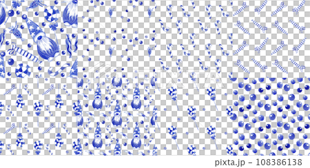 Blue collection of Christmas patterns with abstract, geometric and cartoon motifs. Stylish seamless backgrounds for fabrics, textiles, wallpapers, etc Blue collection of Christmas patterns with abstract, geometric and cartoon motifs. Stylish seamless backgrounds for fabrics, textiles, wallpapers, etc 108386138