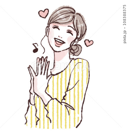女性・女の子のイラスト素材 女性・女の子のイラスト素材 108388375