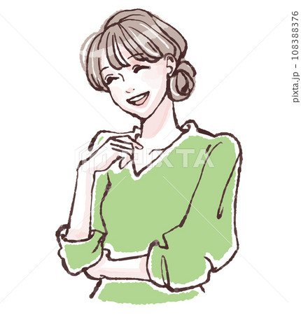 女性・女の子のイラスト素材 108388376