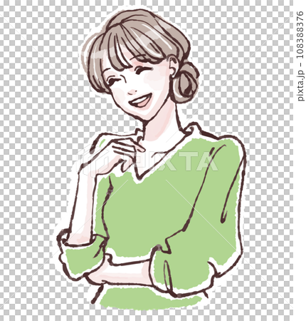 女性・女の子のイラスト素材 108388376