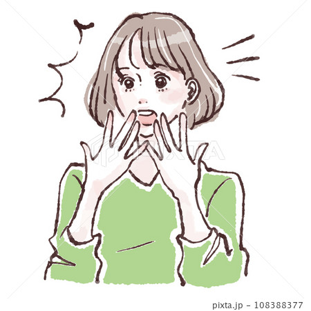 女性・女の子のイラスト素材 女性・女の子のイラスト素材 108388377