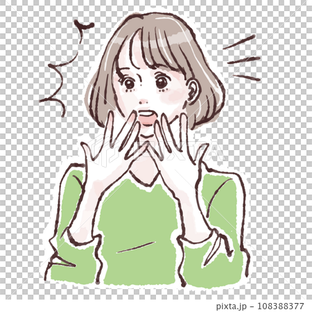 女性・女の子のイラスト素材 女性・女の子のイラスト素材 108388377