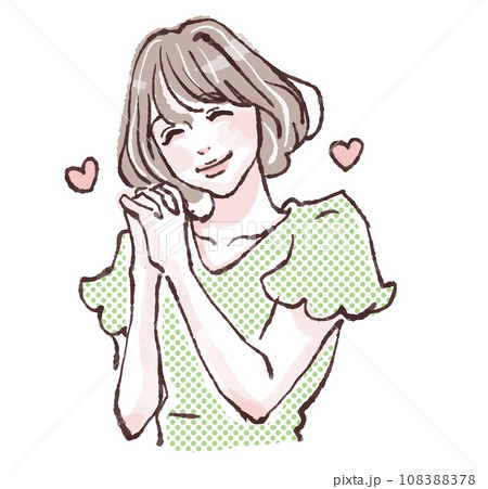 女性・女の子のイラスト素材 108388378