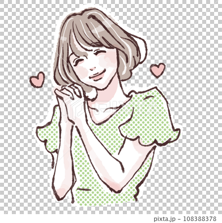 女性・女の子のイラスト素材 108388378