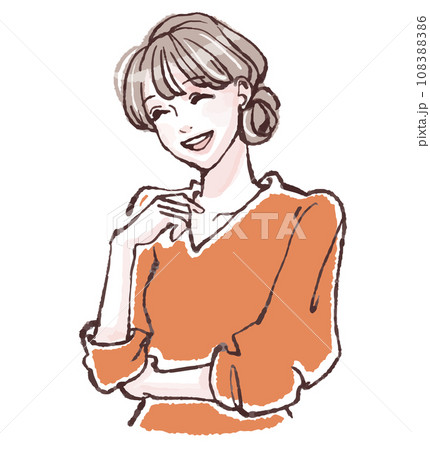 女性・女の子のイラスト素材 女性・女の子のイラスト素材 108388386