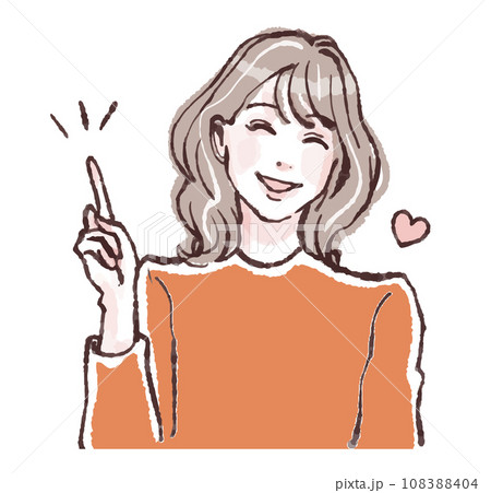 女性・女の子のイラスト素材 女性・女の子のイラスト素材 108388404