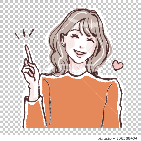 女性・女の子のイラスト素材 女性・女の子のイラスト素材 108388404