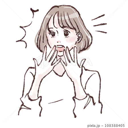 女性・女の子のイラスト素材 女性・女の子のイラスト素材 108388405