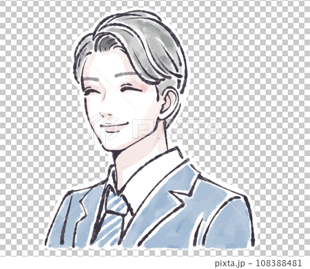 Illustration material of men and boys Illustration material of men and boys 108388481