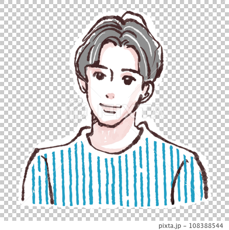 Illustration material of men and boys 108388544