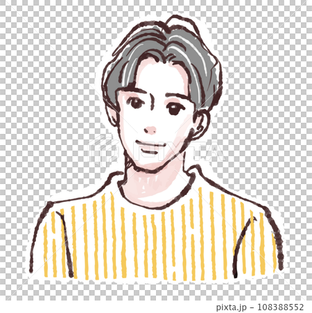 Illustration material of men and boys Illustration material of men and boys 108388552