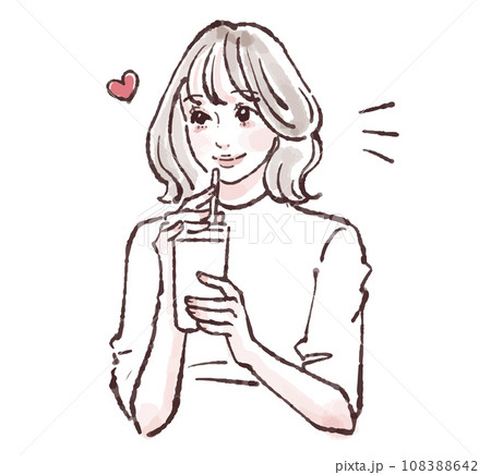 女性・女の子のイラスト素材 女性・女の子のイラスト素材 108388642