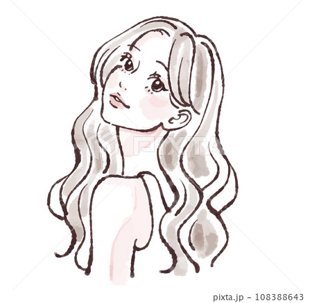 女性・女の子のイラスト素材 女性・女の子のイラスト素材 108388643