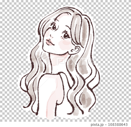 女性・女の子のイラスト素材 女性・女の子のイラスト素材 108388643