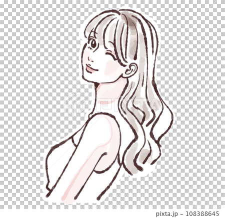 女性・女の子のイラスト素材 女性・女の子のイラスト素材 108388645