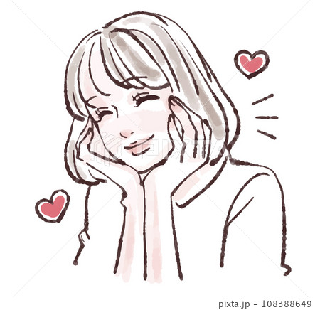 女性・女の子のイラスト素材 女性・女の子のイラスト素材 108388649