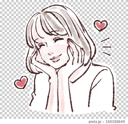 女性・女の子のイラスト素材 女性・女の子のイラスト素材 108388649