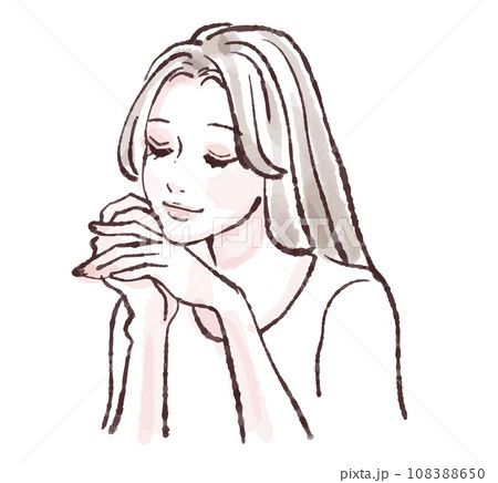 女性・女の子のイラスト素材 108388650