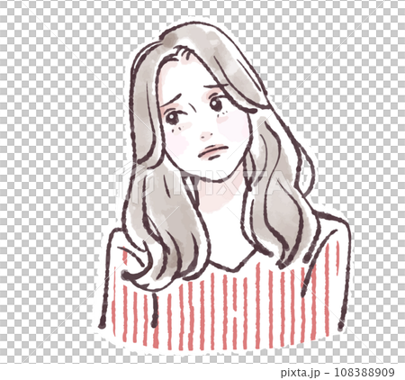 女性・女の子のイラスト素材 108388909