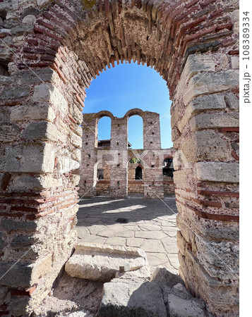 The Church of Saint Sofia in ancient city of Nessebar, Bulgaria 108389334